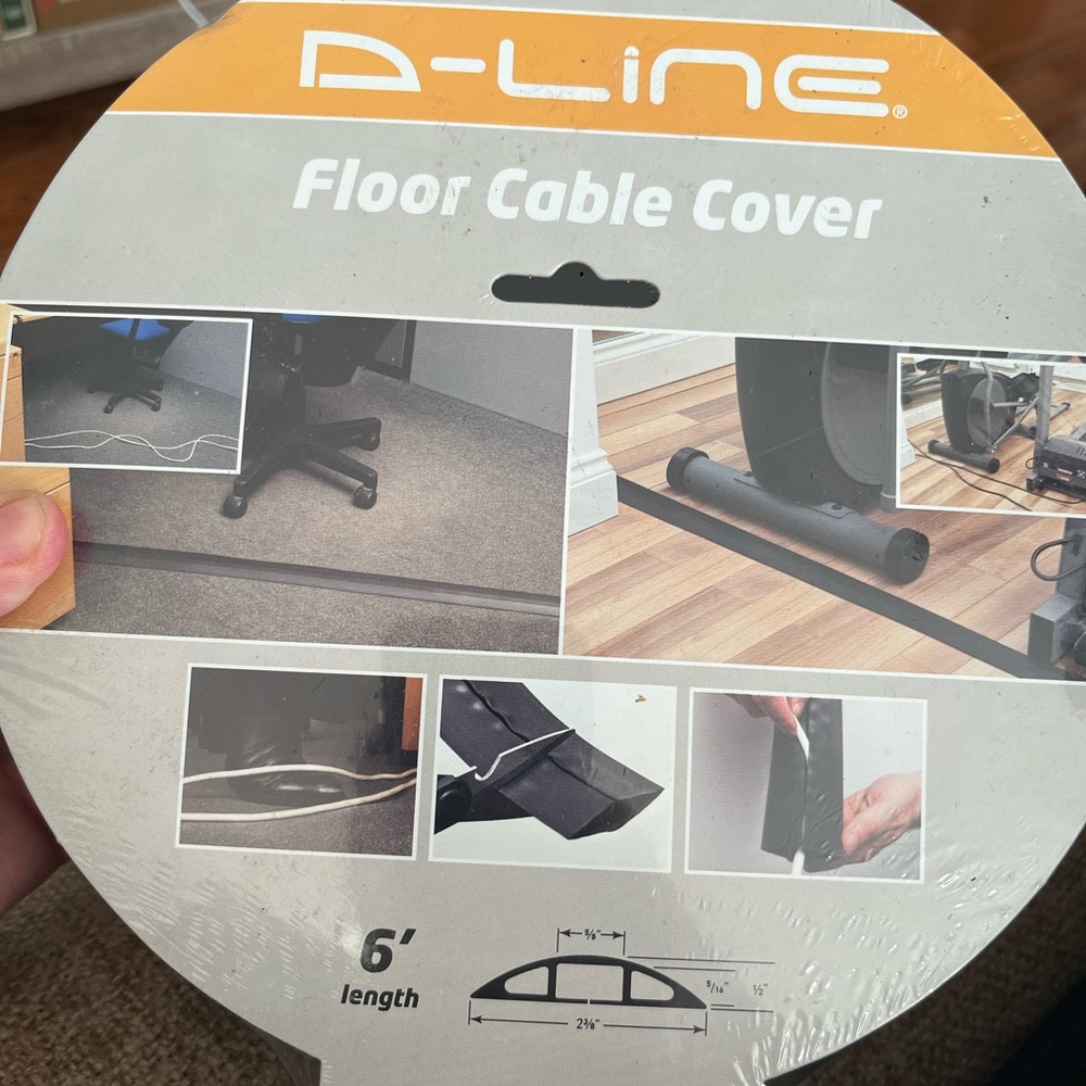 D-Line 6 feet floor cable cover
